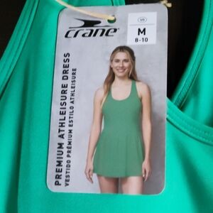 Crane Women's Green Mini Dress